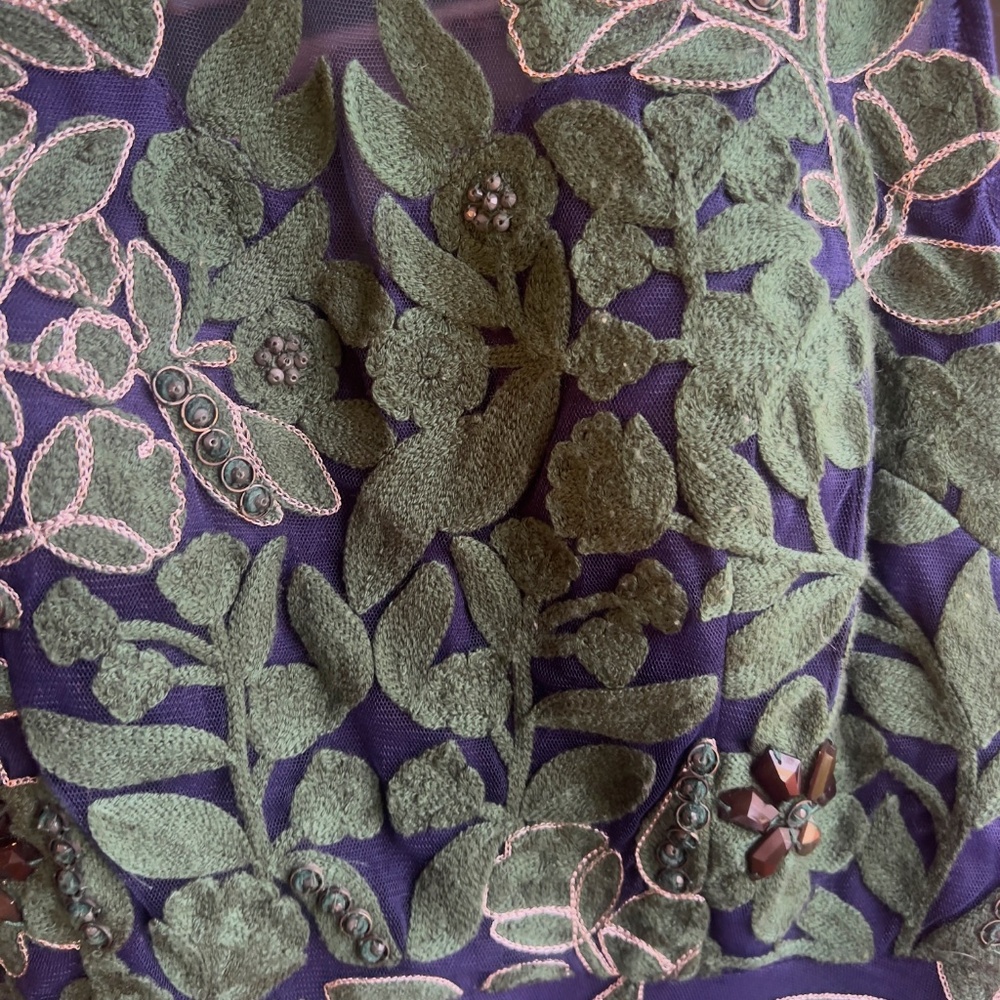 Embroidered Fern Dress from Anthropologie - Picture 9 of 9